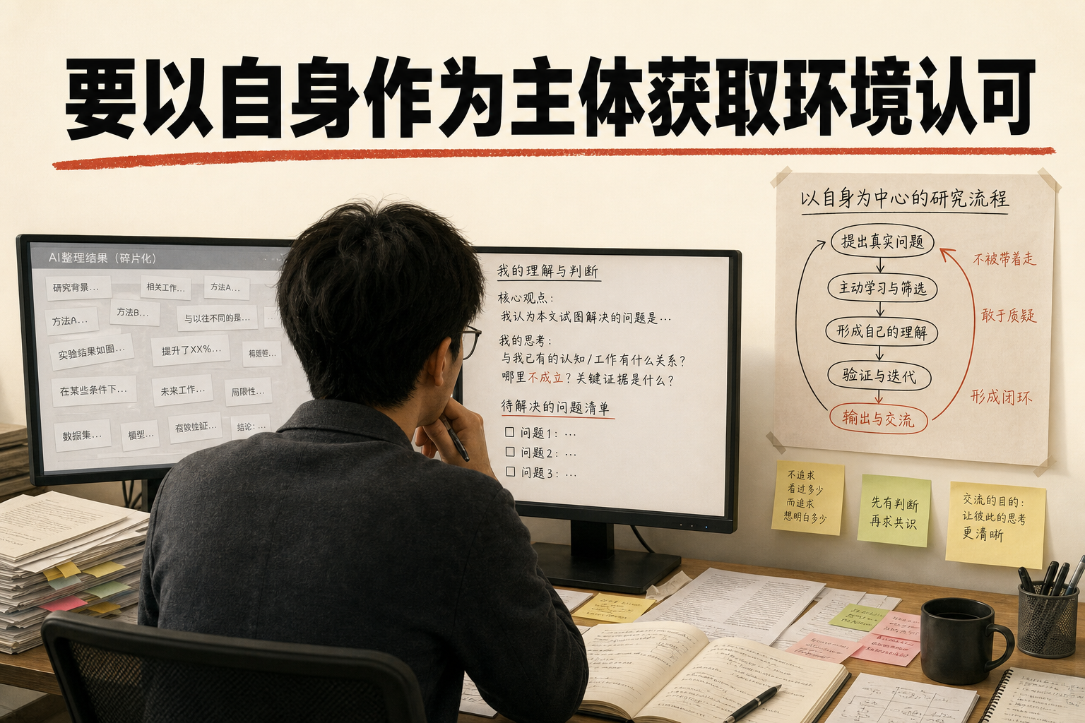 要以自身为中心获取环境认可 cover