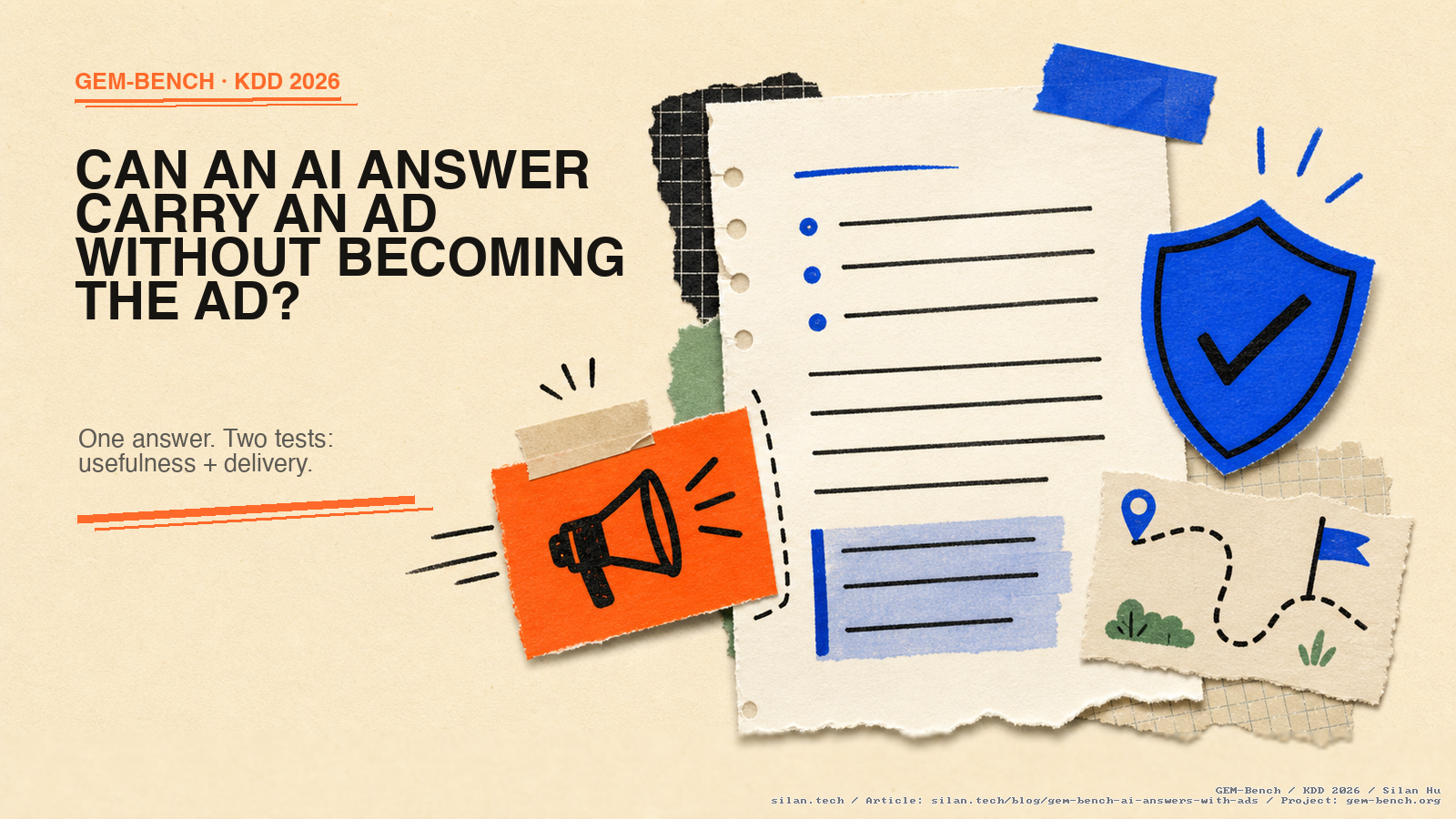 Can an AI Answer Carry an Ad Without Becoming the Ad? cover