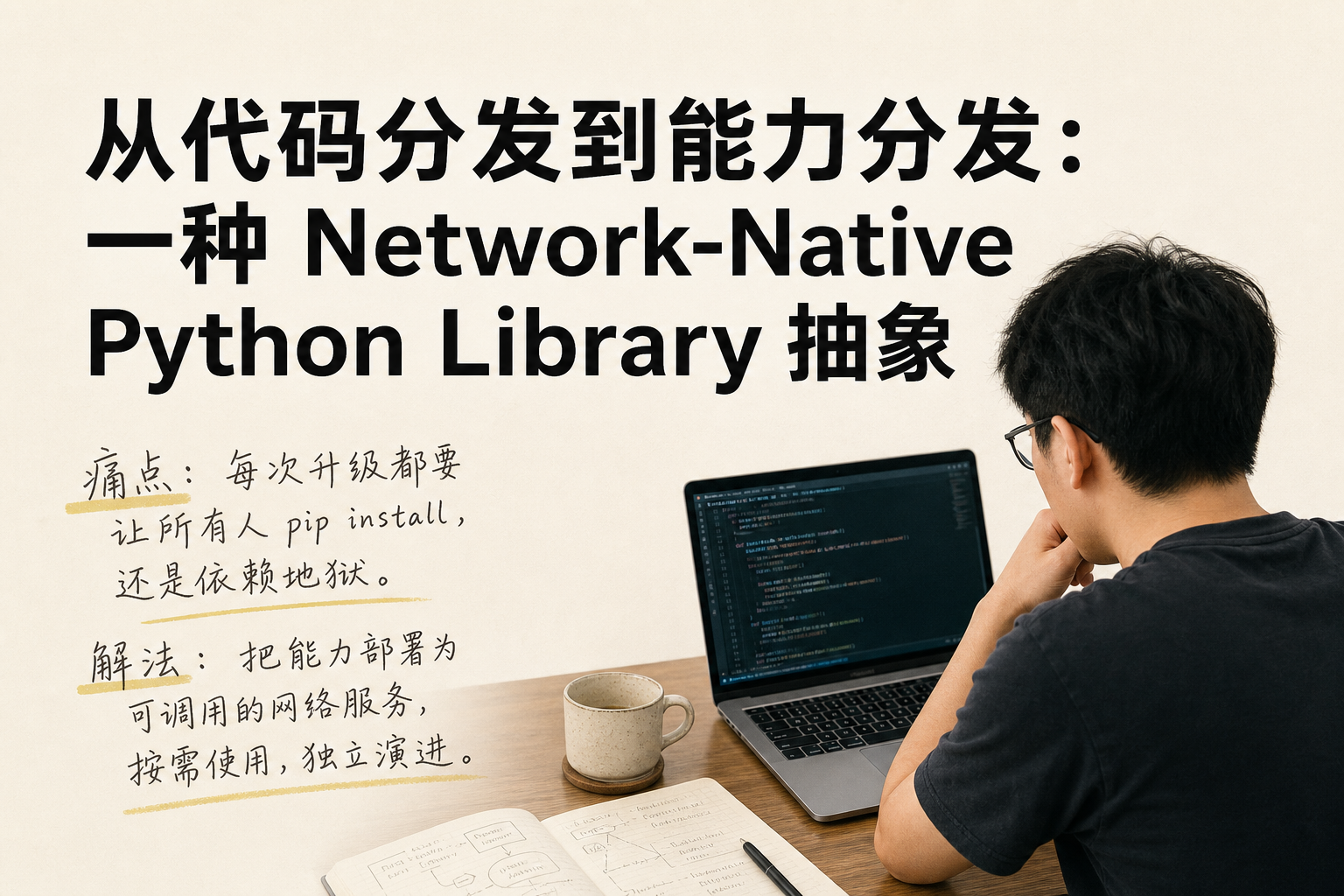 从代码分发到能力分发:一种 Network-Native Python Library 抽象 cover