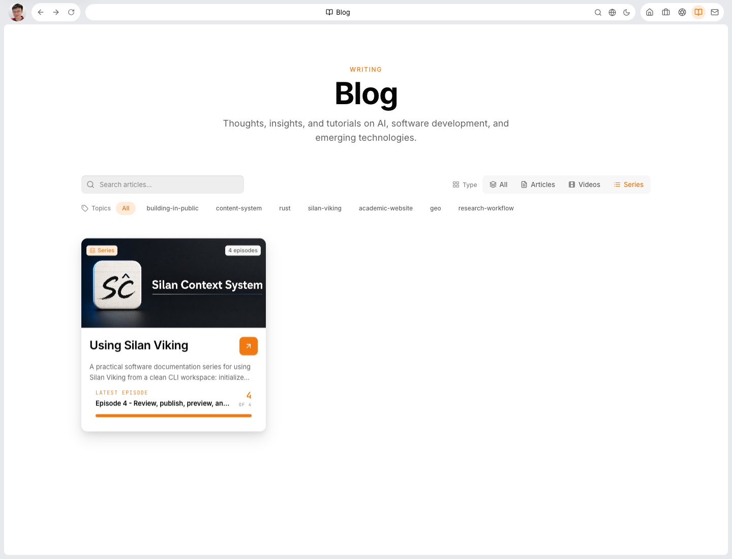 This series starts from one bounded update, not an entire site migration.